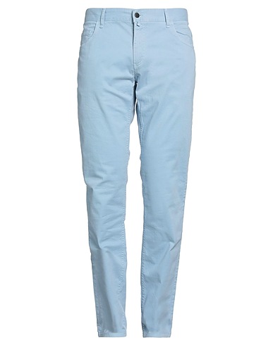 BARBOUR 5-pocket Sky blue 97% Cotton, 3% Elastane