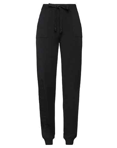 SISTE'S Casual trouser Black 52% Viscose, 26% Polyester, 22% Polyamide