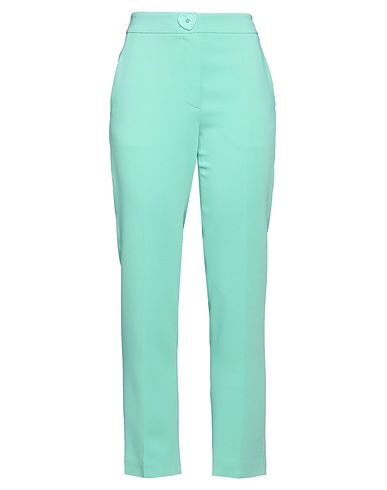MOSCHINO Casual pants Green 97% Viscose, 3% Elastane