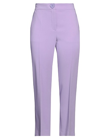 MOSCHINO Casual trouser Lilac 97% Viscose, 3% Elastane