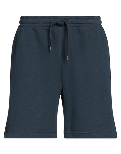 LYLE & SCOTT Shorts & Bermuda Navy blue 90% Organic cotton, 10% Recycled polyester