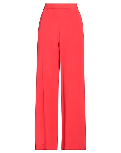 SE-TA Rosy Iacovone Casual pants Red 82% Acetate, 18% Silk