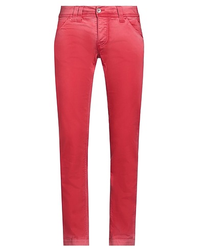 CYCLE Pantalone Rosso 98% Cotone, 2% Elastan