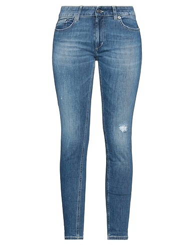 DONDUP Denim pants Blue 92% Cotton, 6% Elastomultiester, 2% Elastane