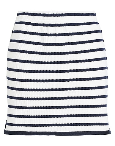 MAX&Co. Mini skirt Ivory 60% Polyester, 40% Cotton