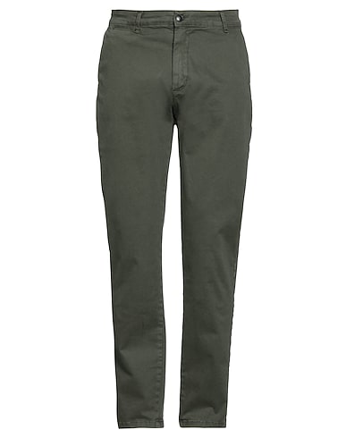 STILOSOPHY Chinos Verde militare 98% Cotone, 2% Elastan