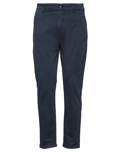 STILOSOPHY Casual pants Navy 98% Cotton, 2% Elastane