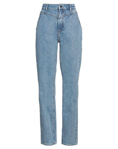GESTUZ Denim trousers Blue 100% Organic cotton