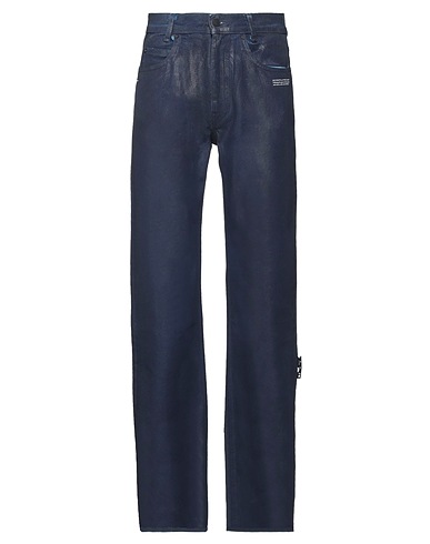 OFF-WHITE™ 스트레이트 레그 블루 100% 코튼