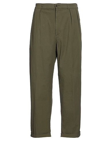 CELLAR DOOR Pantalone Verde militare 98% Cotone, 2% Elastan