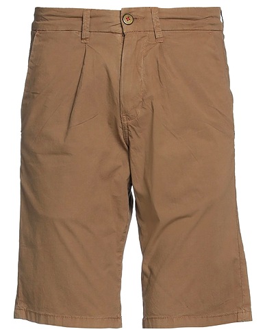 IMPURE Shorts & Bermuda Camel 98% Cotton, 2% Elastane