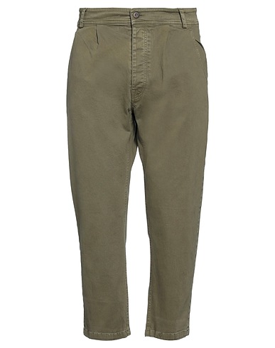 NOVEMB3R Chinos Verde militare 97% Cotone, 3% Elastan