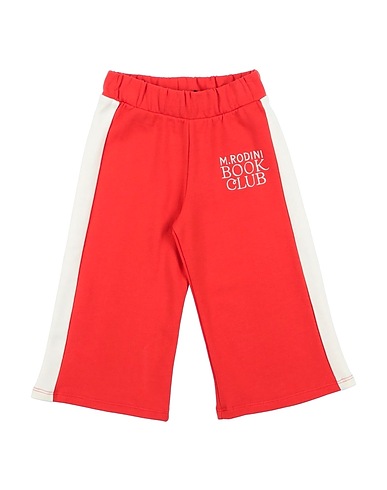 MINI RODINI Casual trouser Red 100% Organic cotton