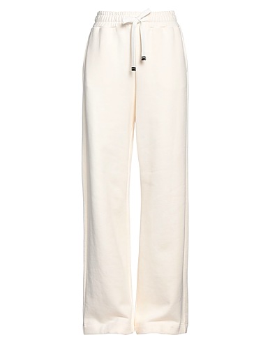 DONDUP Casual trouser Ivory 100% Cotton, Elastane