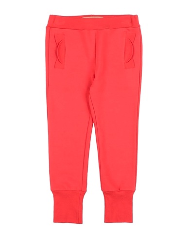 JOHN GALLIANO Casual trouser Tomato red 95% Cotton, 5% Elastane
