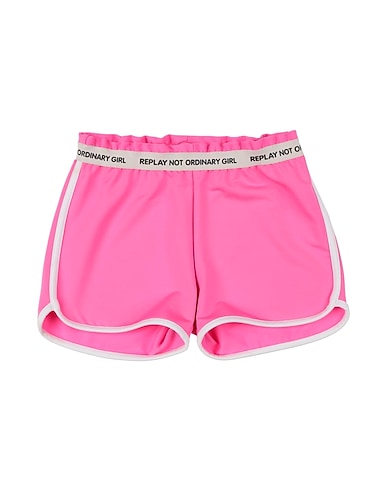 REPLAY & SONS Shorts & Bermuda Fuchsia 92% Polyester, 8% Elastane
