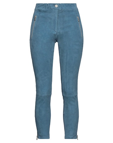 ARMA Casual pants Slate blue 100% Lambskin