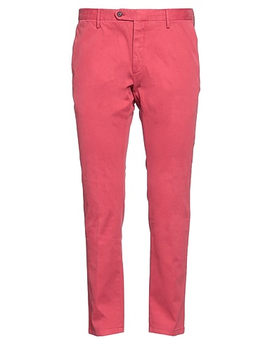 HACKETT Casual pants Magenta 97% Cotton, 3% Elastane