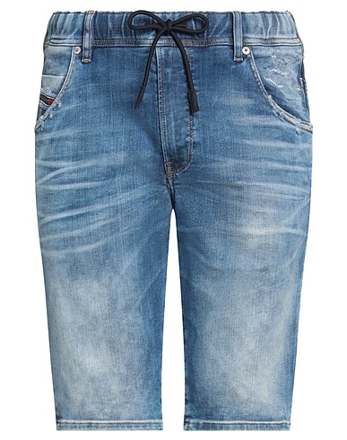 DIESEL Denim shorts Blue 95% Cotton, 3% Polyester, 2% Elastane
