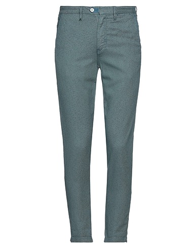 BERNA Casual trouser Deep teal 97% Cotton, 3% Elastane