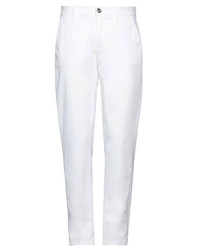 2W2M Pantalone Bianco 97% Cotone, 3% Elastan