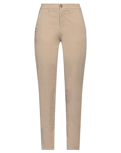 2W2M Casual trouser Beige 97% Cotton, 3% Elastane