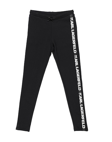 KARL LAGERFELD Pantalone Nero 87% Cotone, 13% Poliestere