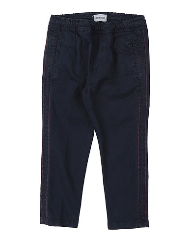 BIKKEMBERGS Casual pants Midnight blue 97% Cotton, 3% Elastane
