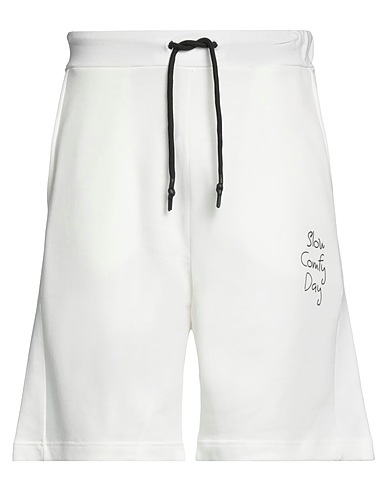 SLOW COMFY DAY Shorts & Bermuda White 100% Cotton