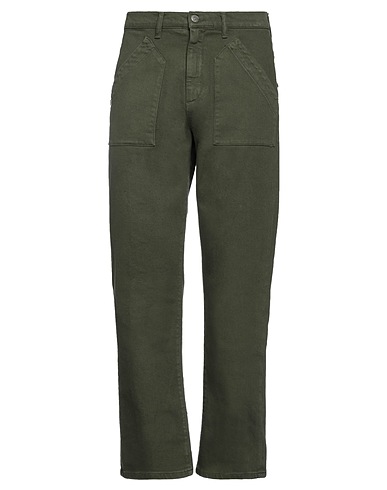 DANIELE ALESSANDRINI Pantalone Verde militare 99% Cotone organico, 1% Elastan