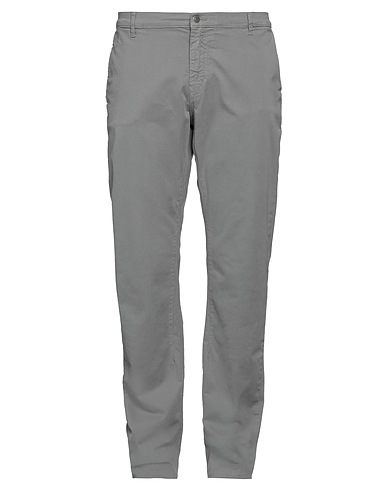 GREY DANIELE ALESSANDRINI Casual trouser Grey 98% Cotton, 2% Elastane