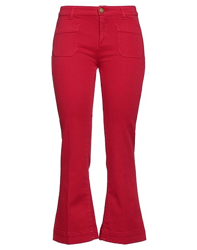 SEAFARER Casual trouser Red 98% Cotton, 2% Elastane