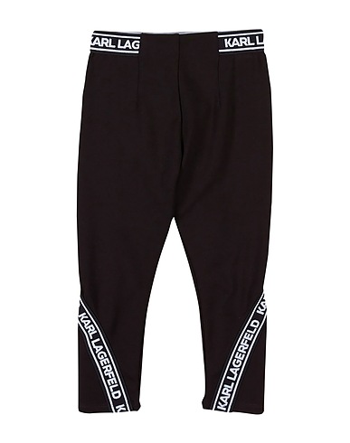 KARL LAGERFELD Leggings Black 62% Viscose, 33% Polyamide, 5% Elastane
