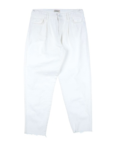 PINKO UP Denim pants White 100% Cotton