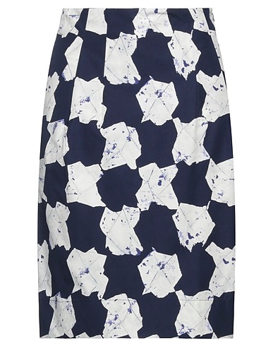 JIL SANDER Falda midi Azul noche 100% Algodón