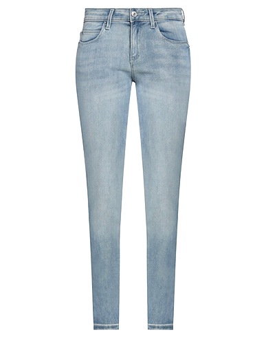 GUESS Denim trousers Blue 93% Cotton, 4% Polyester, 2% Metal, 1% Elastane