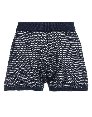 ROSIE ASSOULIN Shorts & Bermuda Navy blue 100% Cotton