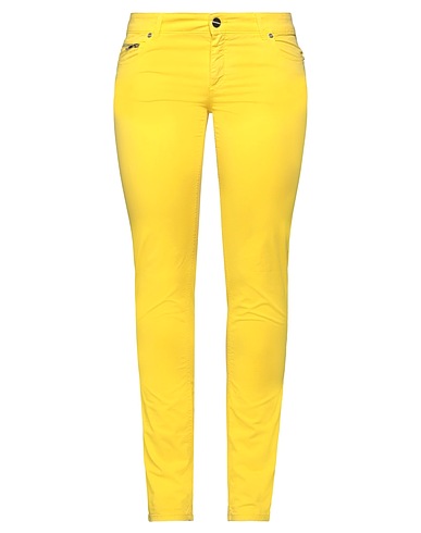 DIRK BIKKEMBERGS Hosen Gelb 96% Baumwolle, 4% Elastan
