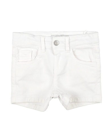 NAME IT® Denim shorts White 98% Cotton, 2% Elastane