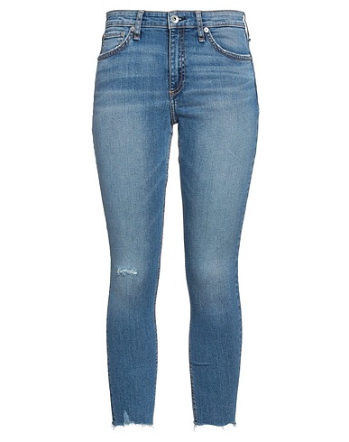 RAG & BONE Denim trousers Blue 98% Cotton, 2% Elastane, Polyurethane