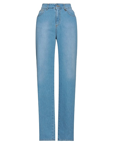CAFèNOIR Denim trousers Blue 100% Cotton