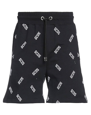 GCDS Shorts & Bermuda Black 100% Cotton
