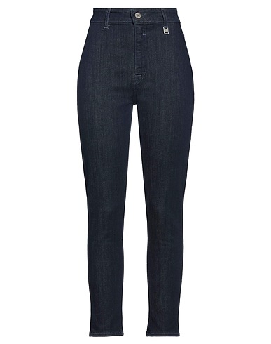 CAFèNOIR Denim trousers Blue 97% Cotton, 3% Elastane