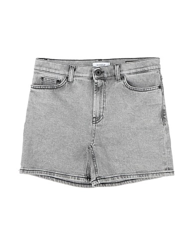 DONDUP Denim shorts Grey 98% Cotton, 2% Elastane