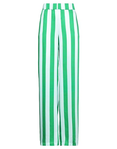PEECH Pantalone Verde 100% Viscosa