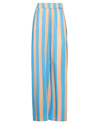 PEECH Pantalone Azzurro 100% Viscosa