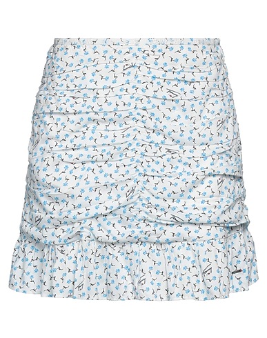 TOMMY JEANS Minirock Weiß 100% Baumwolle