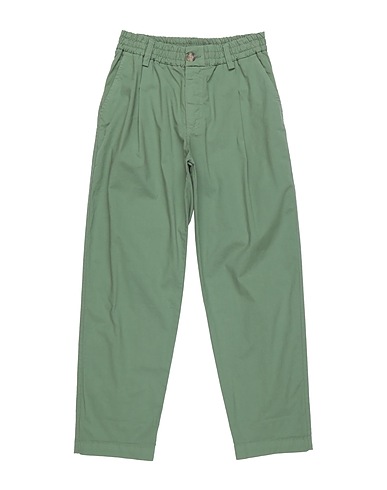 DAL LAGO Casual trouser Sage green 98% Cotton, 2% Elastane