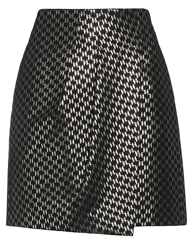 KARL LAGERFELD Mini skirt Black 96% Polyester, 4% Elastane