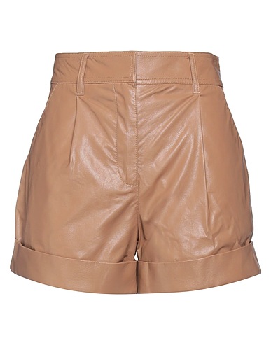 STAND STUDIO Shorts & Bermuda Camel 50% Polyurethane, 50% Viscose